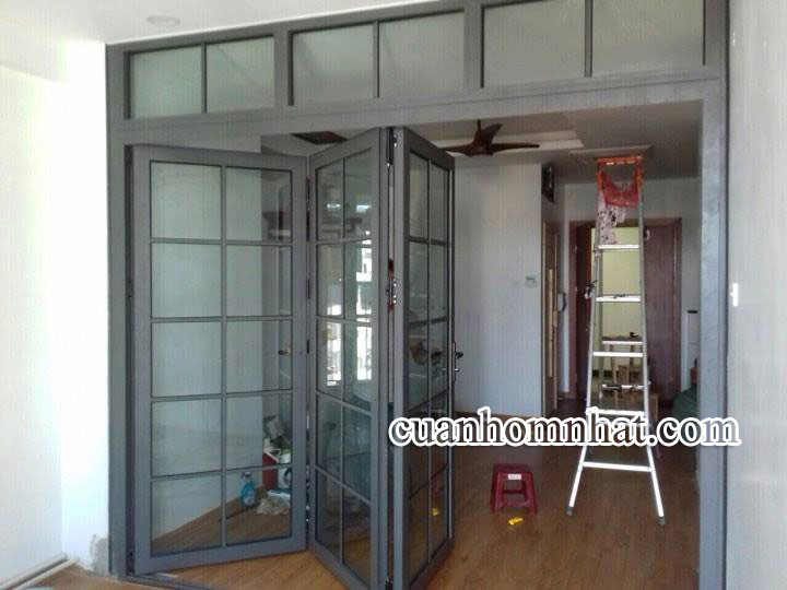 Cửa lùa xếp nhôm xingfa quận 3