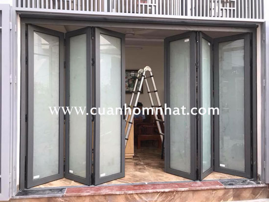 Cửa lùa xếp trượt nhôm kính tỉnh Đồng Nai