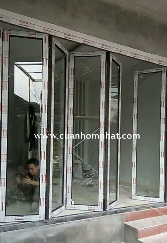 Cửa xếp trượt nhôm xingfa tỉnh Đồng Nai