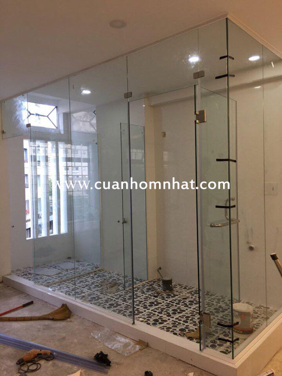 Phòng tắm kính đẹp quận 8