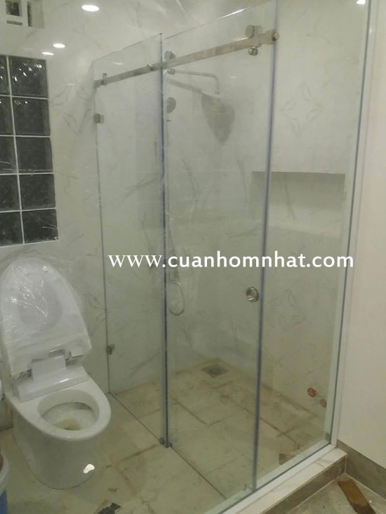 Vách ngăn kính phòng tắm quận Phú Nhuận